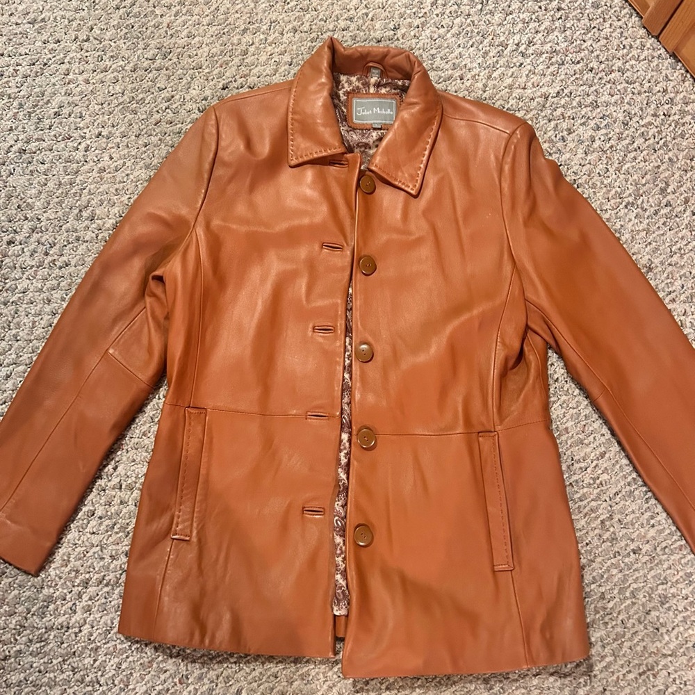 Women's Brown Leather Jacket